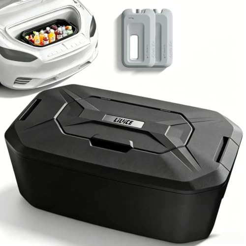 48QT Tesla Model Y Front Trunk Cooler with 2 Ice Blocks | Custom Fit & Insulated