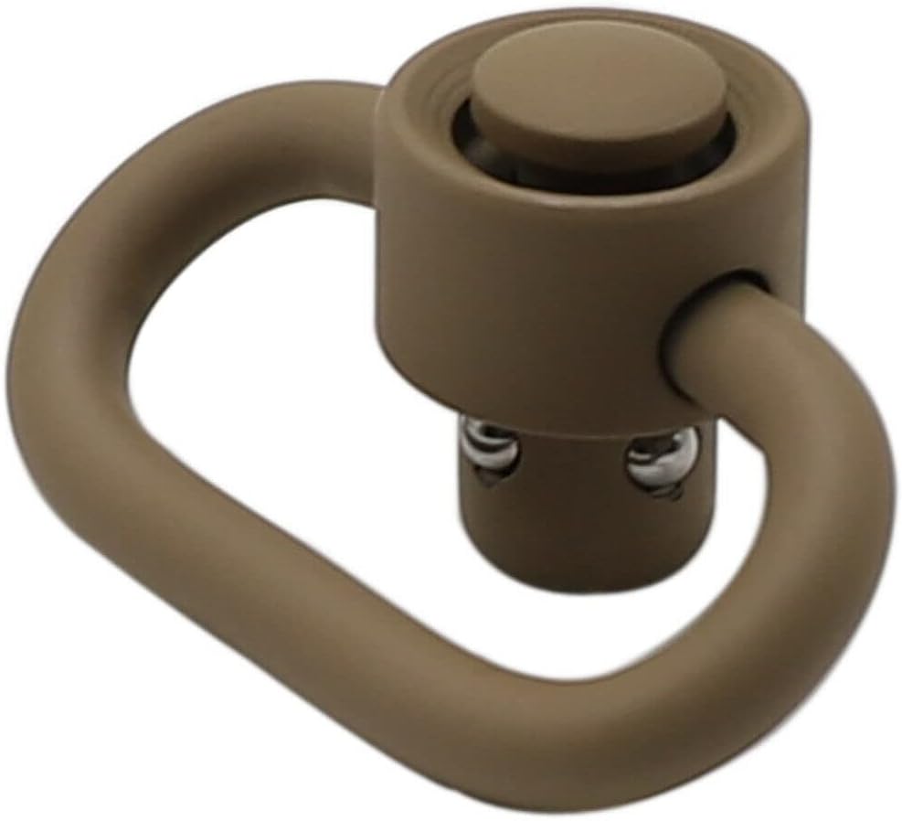 Smith's Sling Swivel - 1.25'' Quick Detachable Push Button in Unique Tan Print