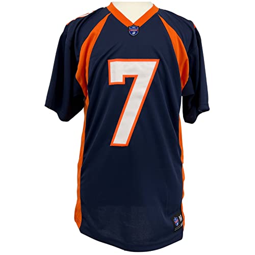 Unisex John Elway Denver Blue Jersey XX-Large - Custom Sewn Stitched Sports Fan Apparel