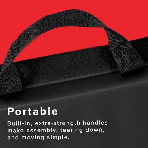 We Sell Mats 4x6 ft Black Folding Exercise Mat - Home Gym Yoga Pilates Workout