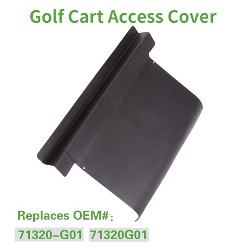 Golf Cart Access Panel Cover for EZGO TXT & Medalist 1994-2013 - Black Plastic Replacement