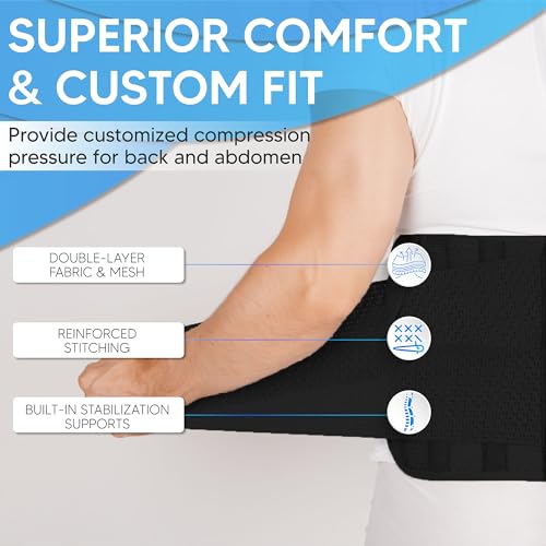 Golf Huggy Back Brace - Lower Back Support, Breathable, Medium Fit - Discreet Under Clothes