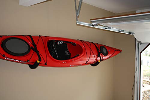 Suspenz EZ Kayak Rack - Yellow Wall Mount Canoe & Paddle Board Storage