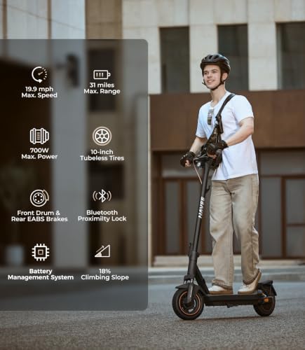 NAVEE GT3 700W Electric Scooter 31 Miles Range 19 MPH Foldable Adult Bike