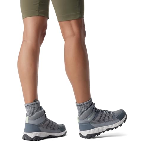 Columbia Men's Strata Trail Mid Waterproof Boots - Titanium Grey / Sage Leaf 11