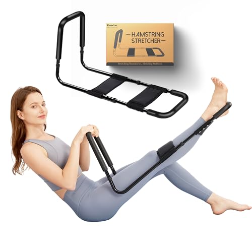Upgraded Hamstring Stretcher for Knee & Back Pain Relief, Adjustable Leg & Hip Flexibility Device