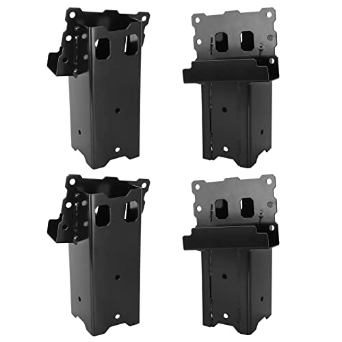 Highwild Multi-Use Platform Brackets Set of 4 - Black, for Deer Stands & Hunting Blinds