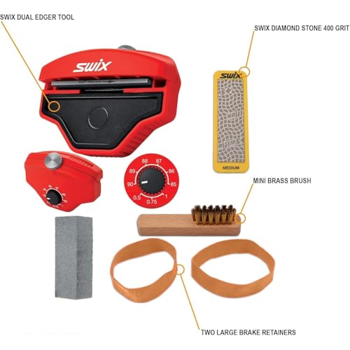 RaceWax Multi Edge Kit 80mm Diamond Stone for Ski & Snowboard Edge Tuning