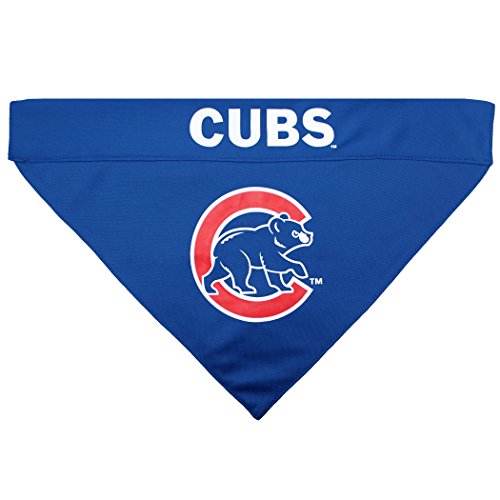 Pets First MLB Chicago Cubs Reversible Pet Bandana Large/X-Large - Team Logo