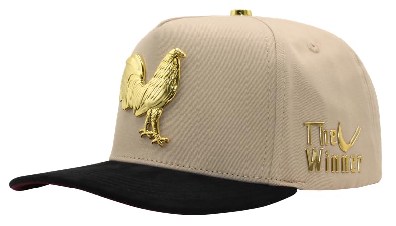 Beige Rooster Baseball Cap for Men & Women - Adjustable Classic Hat
