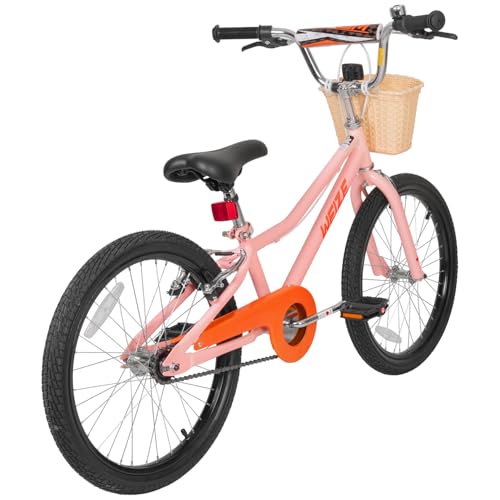 Pink 20 Inch Kids Bike for Girls and Boys - Beginner Bicycle for 6-12 Years