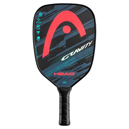 HEAD Pickleball Paddles - Teal/Crimson Gravity Graphite Paddle for Power & Control