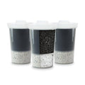 Santevia MINA Alkaline Water Filter 3-Pack for Pitcher | Removes Lead & Chlorine