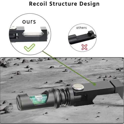 Black Foldable Scope Bubble Level Kit High Precision Scope Leveling Tool