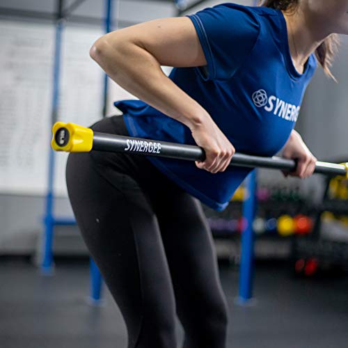 Weighted Workout Bar Set - 48 Inch Exercise Strength Training Bars for Home & Gym