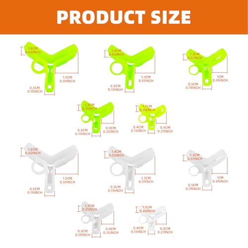 Fishing Hook Covers 500 Pcs Treble Hook Protectors Anti-Tangle Sharp Hook Caps