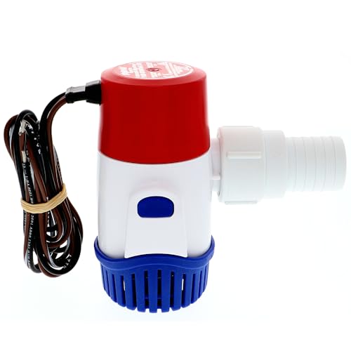 Rule 25SA 12V Automatic Submersible Bilge Pump 500GPH for Boats