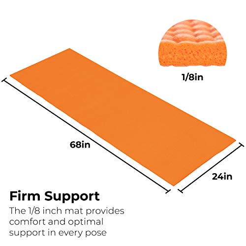 Assorted Bulk Yoga Mats - 10 Pack, 4mm Thick, Non-Slip, 68x24in