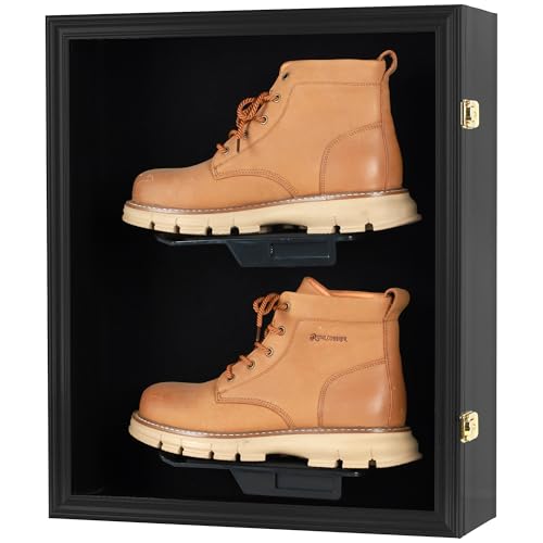 Wall Mount Clear Acrylic Shoe Display Case for Sneakers & Sports Shoes