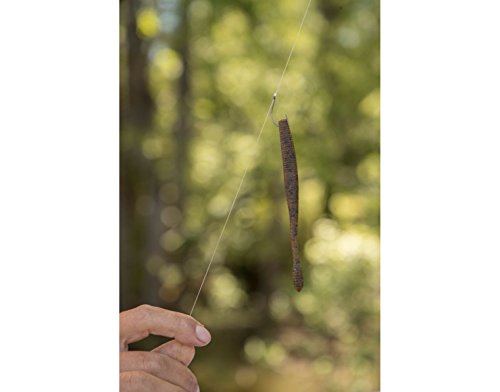 Fishing Worm Bait - Watermelon Red, 4.5 Inch, PowerBait MaxScent Hit Worm