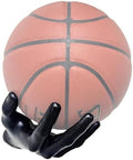 Hand Sculpture Basketball Holder | Wall-Mounted Art Decor & Storage Rack for Man Cave