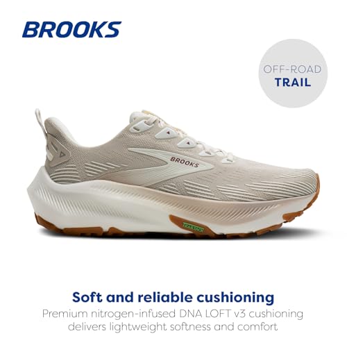 Brooks Women's Ghost Trail Running Shoe - 8.5 Coconut Chateau Rose
