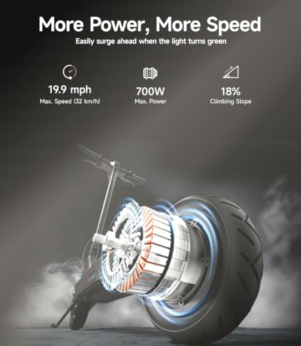 NAVEE GT3 700W Electric Scooter 31 Miles Range 19 MPH Foldable Adult Bike