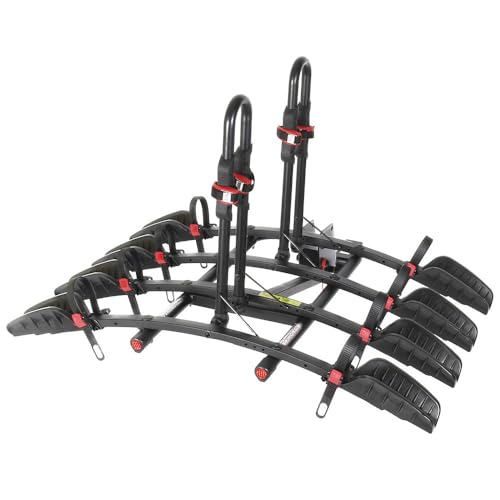 Road-Max 4 Bike Hitch Rack - Foldable, 2-Inch Receiver, Blade Runner 4