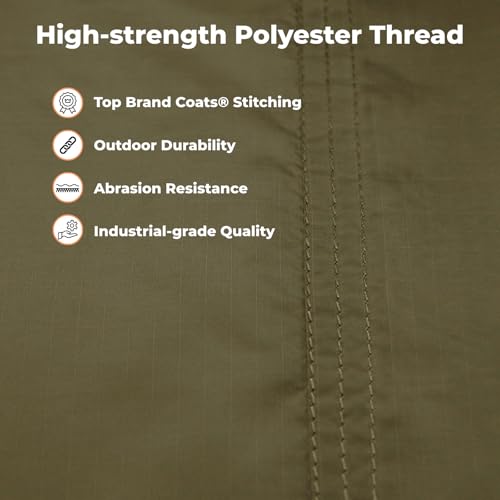 Ultralight Camping Hammock 11ft OD Green - Durable Ripstop Nylon