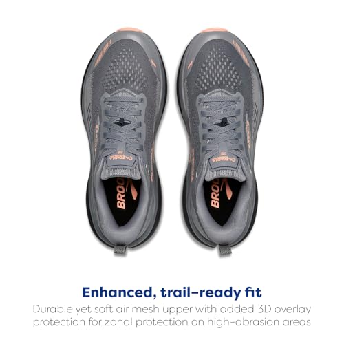Brooks Women’s Cascadia 20 Trail Running Shoes Grey/Peach Size 9