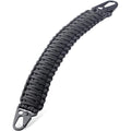 Black 12.6-inch Paracord Handle for MOLLE Water Bottle Holder & Backpack