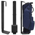 Wall Mount Golf Bag Storage Rack with Retractable Air Spring System - Black