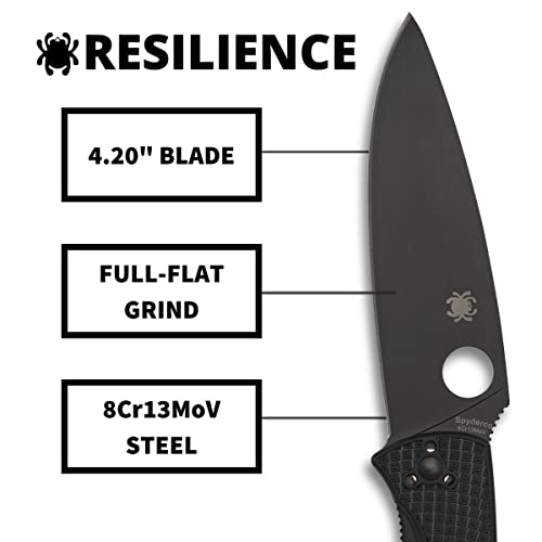 Lightweight Folding Pocket Knife with PlainEdge Blade - Tactical EDC