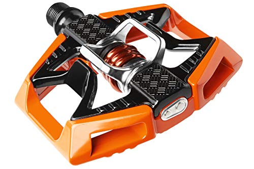 Crankbrothers Double Shot 2 MTB Hybrid Pedals Orange/Black - Durable, Versatile Bike Pedals