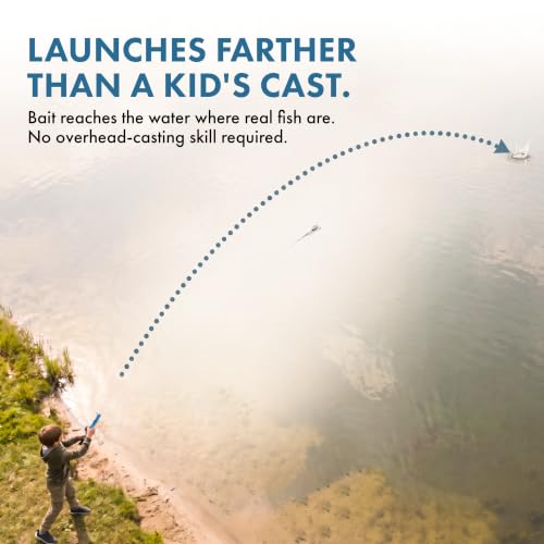 Kids Fishing Pole & Reel Set - Slingshot Catapult Rod for Children