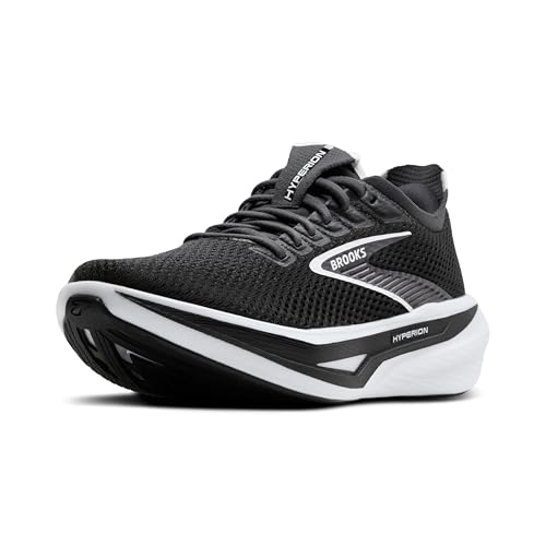 Brooks Women’s Hyperion 3 Neutral Running Shoe Black Grey White US 9