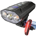Bike Light Set 8000 Lumens Headlight & Taillight for Night Cycling
