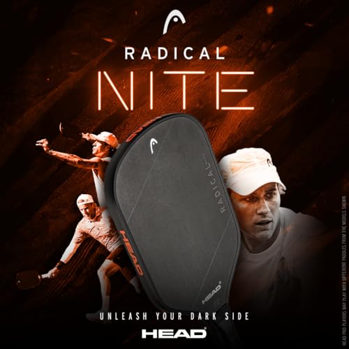 HEAD Radical Nite 2024 Pickleball Paddle – SpinFusion Surface for Maximum Spin, Thermoformed Power Core, 8S Resin Shock Absorption, Balanced Control Paddle for All Skill Levels