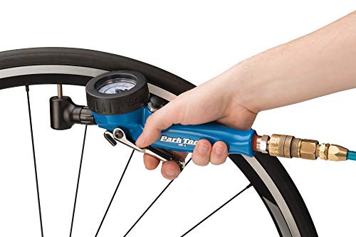 Park Tool Shop Inflator with Pressure Gauge for Bicycle Maintenance
