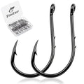 FishTrip 50/100pcs Octopus Baitholder Fishing Hooks Circle Hooks for Freshwater