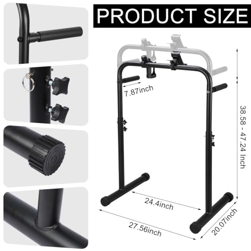 Walking Pad Handle Bar Double Holder Support Bar with Phone & Water Bottle Holder