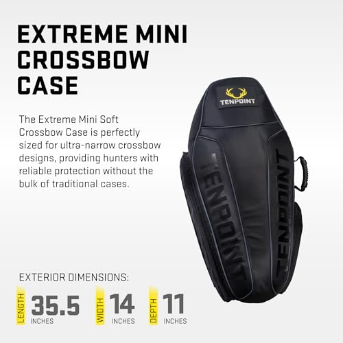 TenPoint Mini Soft Crossbow Case - Lightweight Waterproof 35.5” x 14” x 11”