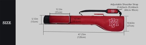 MJ for a Few Clubs Foldable Carry Bag Lightweight Golf Sunday Bag, Soft Golf Pencil Bag Portable Golf Bag…(Black)