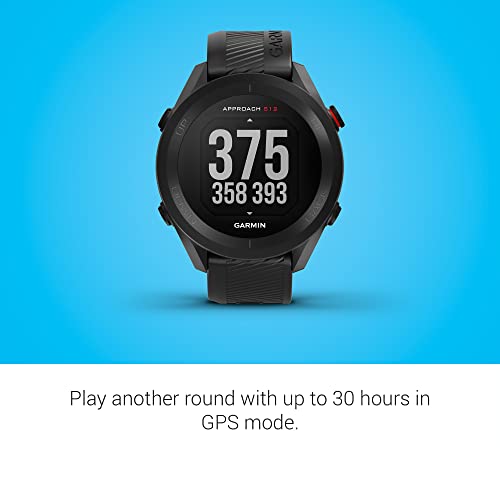 Garmin Approach S12 Golf GPS Watch with 42,000 Preloaded Courses, Heart Rate Monitor