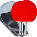 Expert Table Tennis Set of 2 Rackets with Case - ITTF Approved Spin & Control