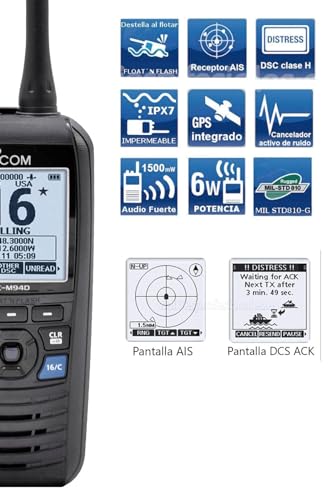 Icom M94D VHF Marine Radio with AIS & DSC Safety Features