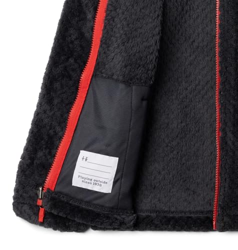 Columbia Youth Bugaboo III Fleece Interchange Jacket - X-Small, Sail Red/Black