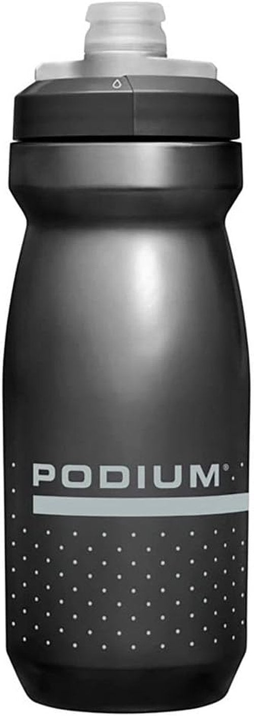 CamelBak Podium 21oz Bike Squeeze Water Bottle - Durable Black Design for Hydration on the Go