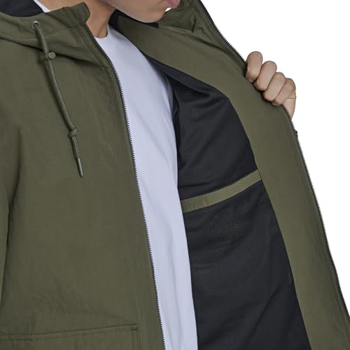 Men's Lightweight Hoodie with 2 Pockets - XX-Large Light Olive