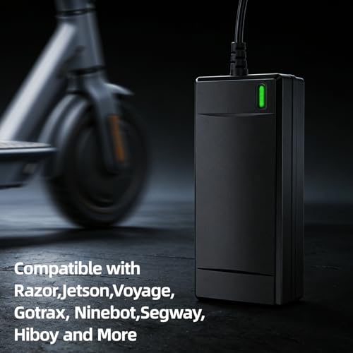 54.6V 2A Electric Bike Charger with 7 Connectors for 48V Lithium Batteries